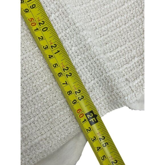 Zara Womens Sweater Bows M Medium Ivory Textured Long Sleeve 5039/153 NWOT - Picture 9 of 10